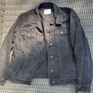 Old Navy Dark Gray Denim Jacket